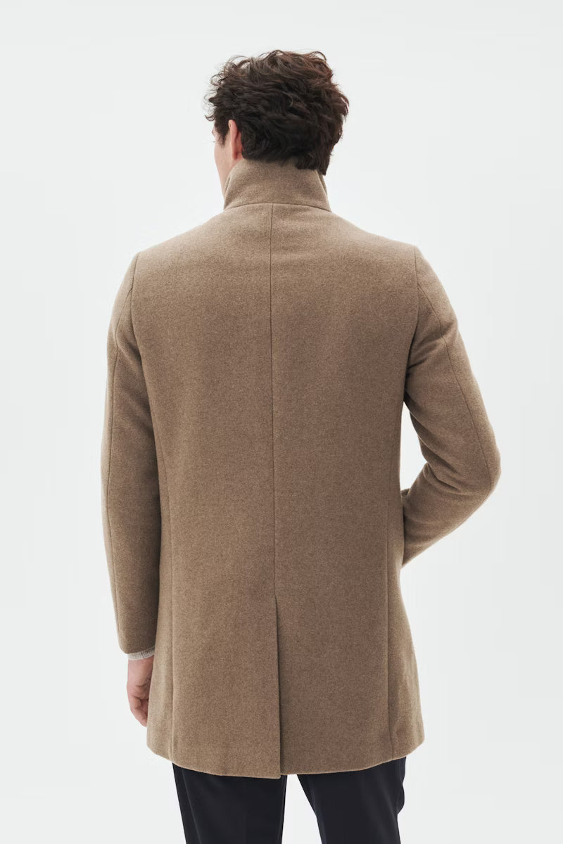 HARVEY N CLASSIC WOOL COAT