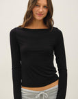 ESSENTIAL BOATNECK TOP
