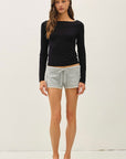 ESSENTIAL BOATNECK TOP