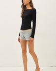 ESSENTIAL BOATNECK TOP