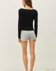 ESSENTIAL BOATNECK TOP
