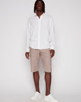 LINEN BLEND LONG SLEEVE SHIRT