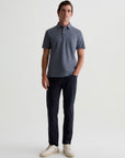 TELLIS SUEDED MODERN SLIM IN NEW NAVY