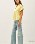 ROLLED SHORT SLEEVE SHIRT
