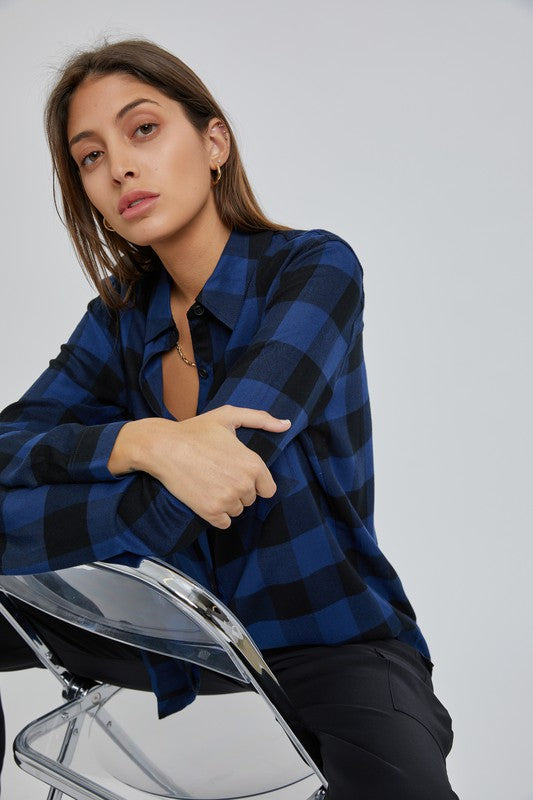 Blue buffalo 2024 plaid shirt womens