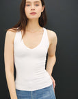 V-NECK JERSEY TANK
