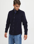 ANTON LONG SLEEVE BABY CORD SHIRT