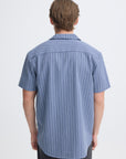 BHDANNY VERTICAL STRIPE SHORT SLEEVE SHIRT