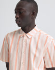 BHABAN VERTICAL STRIPE SHORT SLEEVE SHIRT
