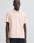 BHABAN VERTICAL STRIPE SHORT SLEEVE SHIRT