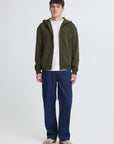 BHJUSTE ZIP THRU HOODED SWEATSHIRT