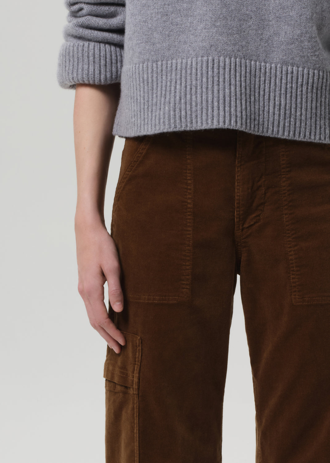 MARCELLE CORDUROY CARGO IN MANUKA