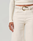 LYRA WIDE LEG CROP IN ALMONDETTE