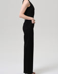 LYRA WIDE LEG LONG IN PLUSH BLACK 32"