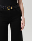 LYRA WIDE LEG LONG IN PLUSH BLACK 32"