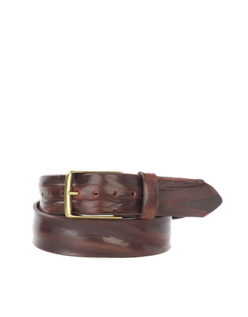 Mens brown online leather belt