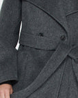 LARGE LAPEL WOOL COAT