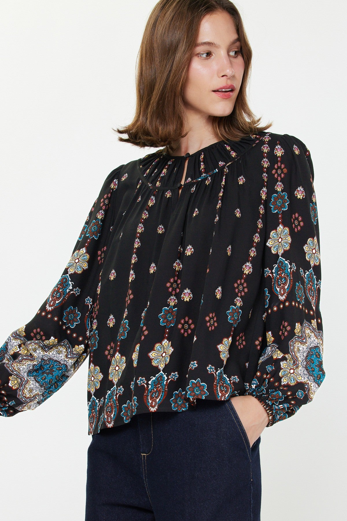 BOHO PEASANT BLOUSE