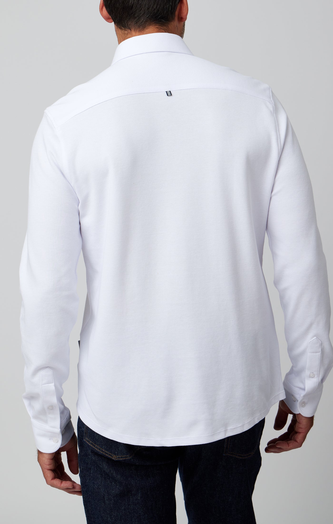 LONG SLEEVE PIQUE SHIRT