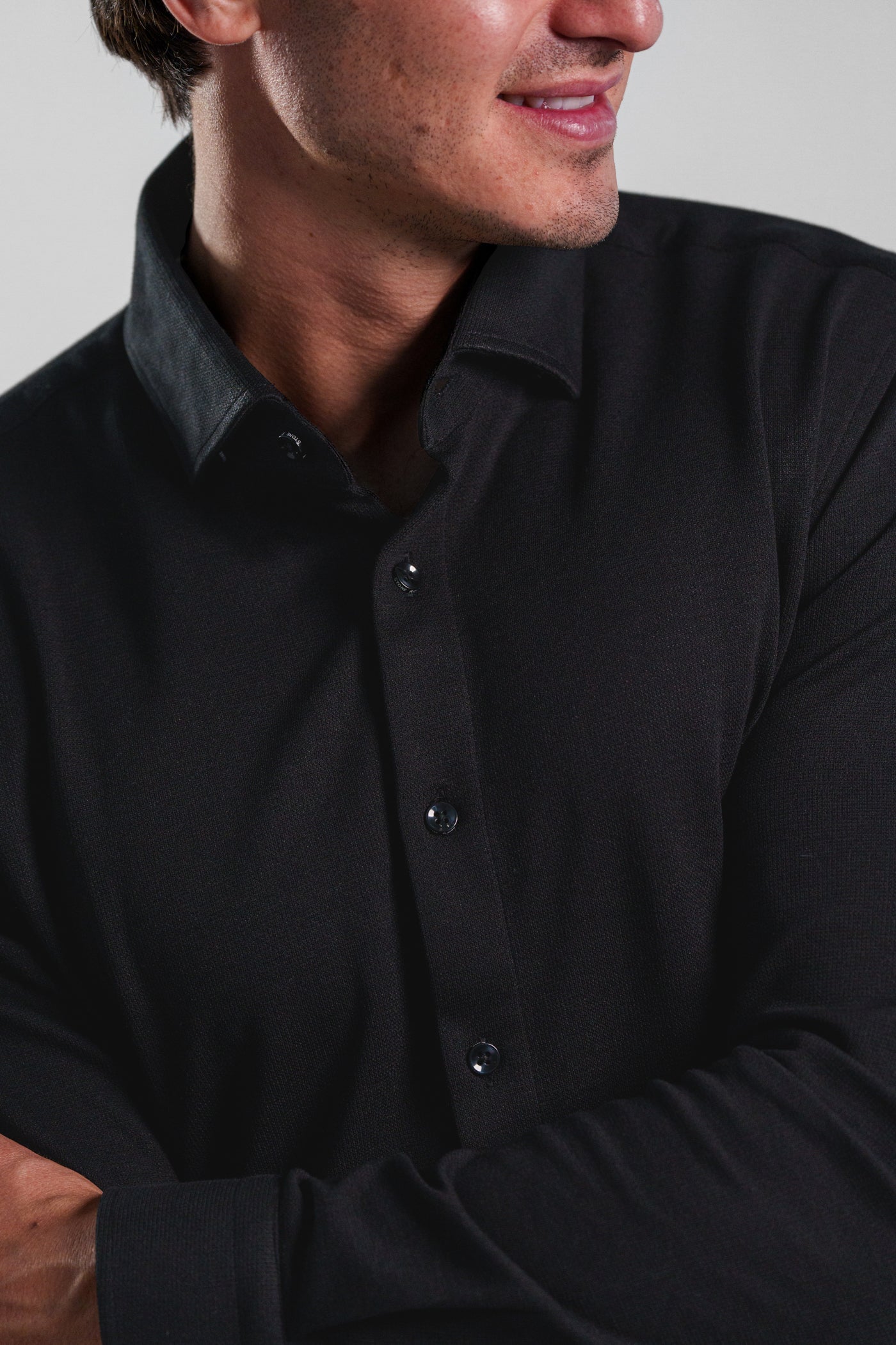 LONG SLEEVE PIQUE SHIRT