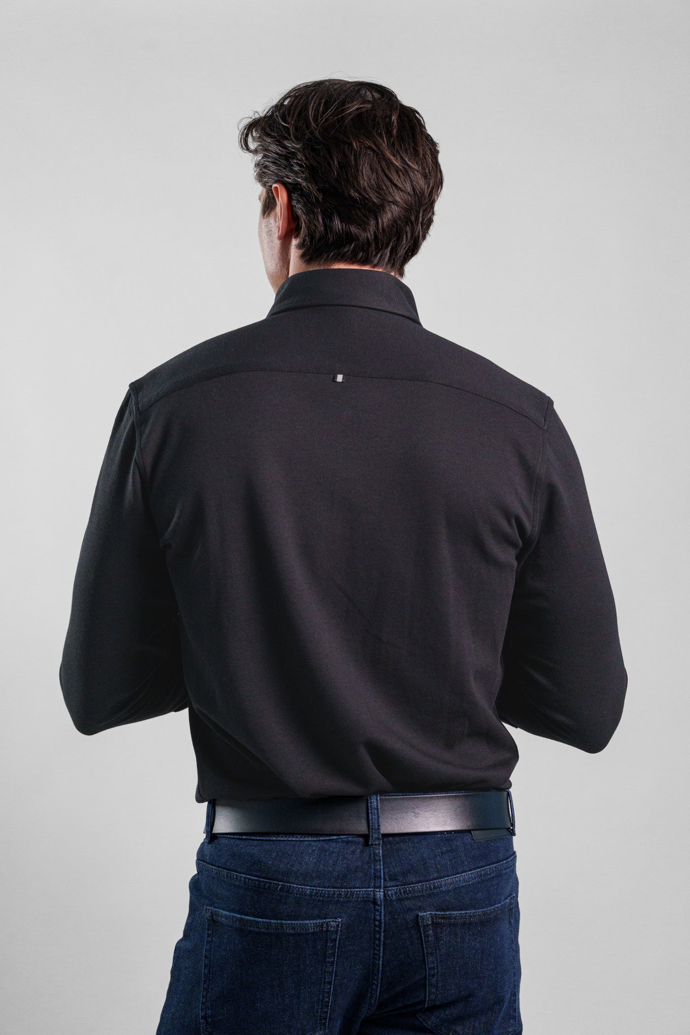 LONG SLEEVE PIQUE SHIRT
