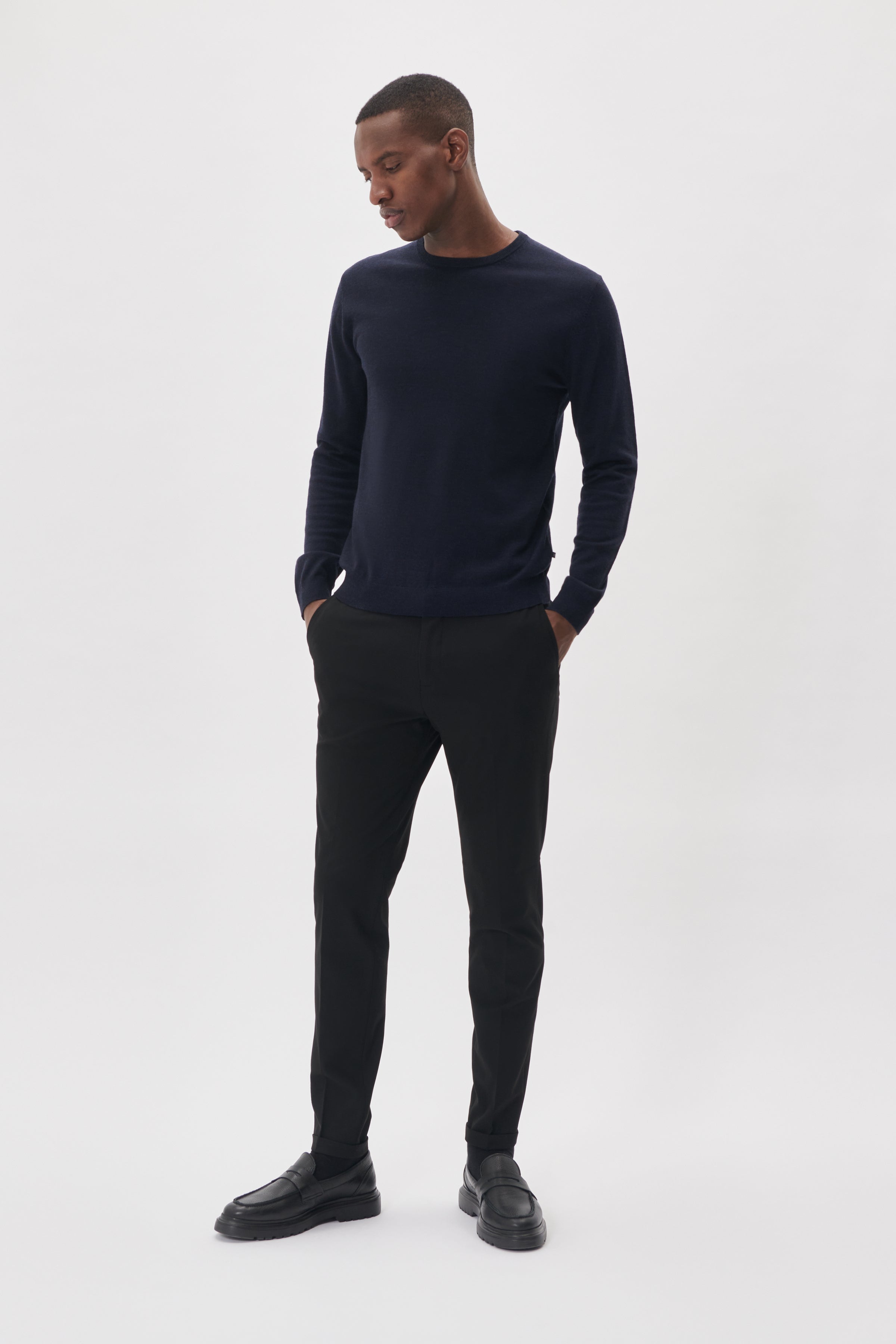 MAGRATE MERINO CREW NECK SWEATER