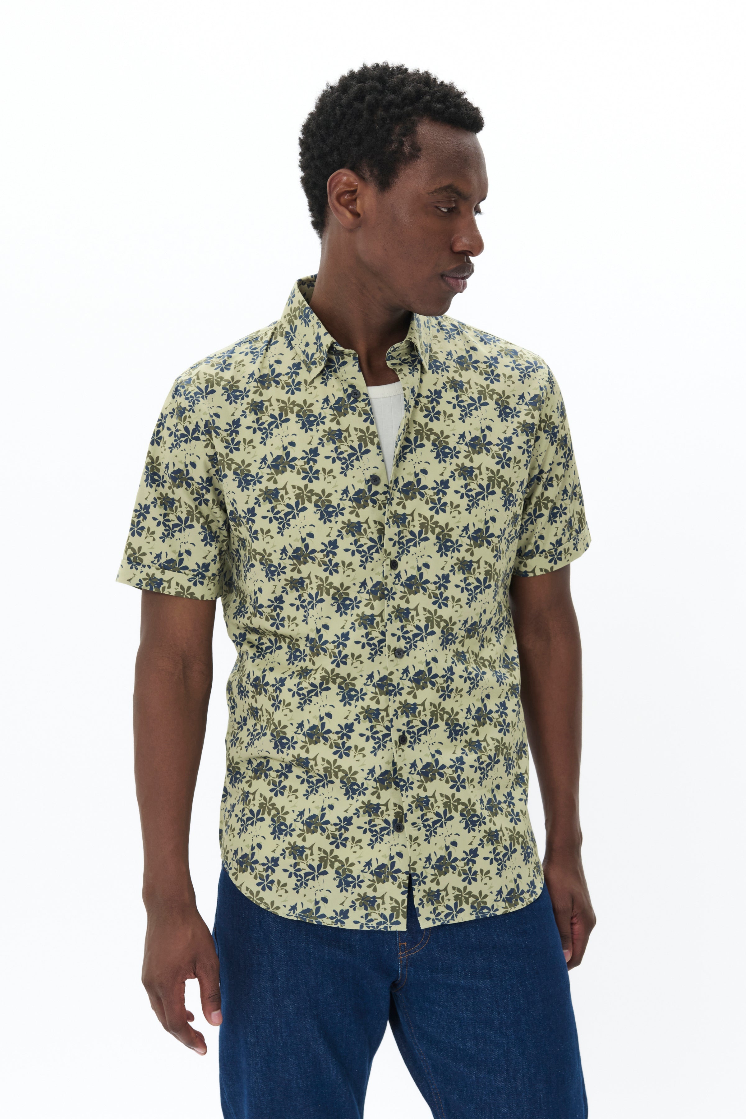 MATROSTOL SHORT SLEEVE BUTTON UP SHIRT