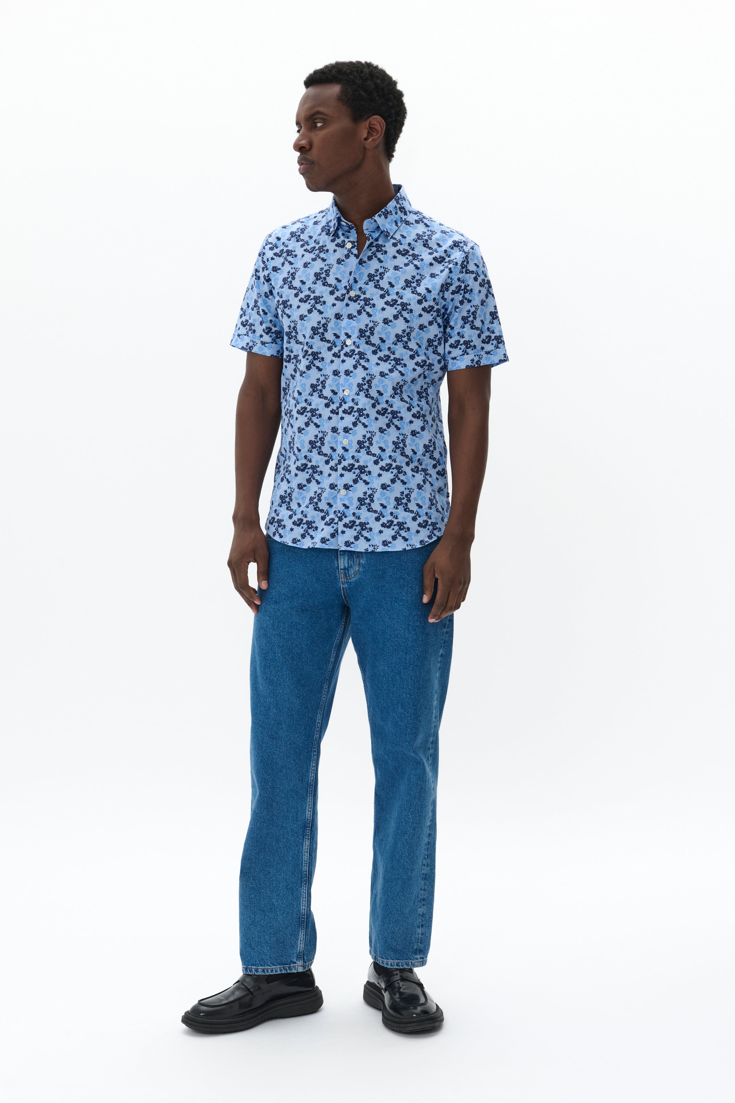 MATROSTOL SHORT SLEEVE BUTTON UP SHIRT