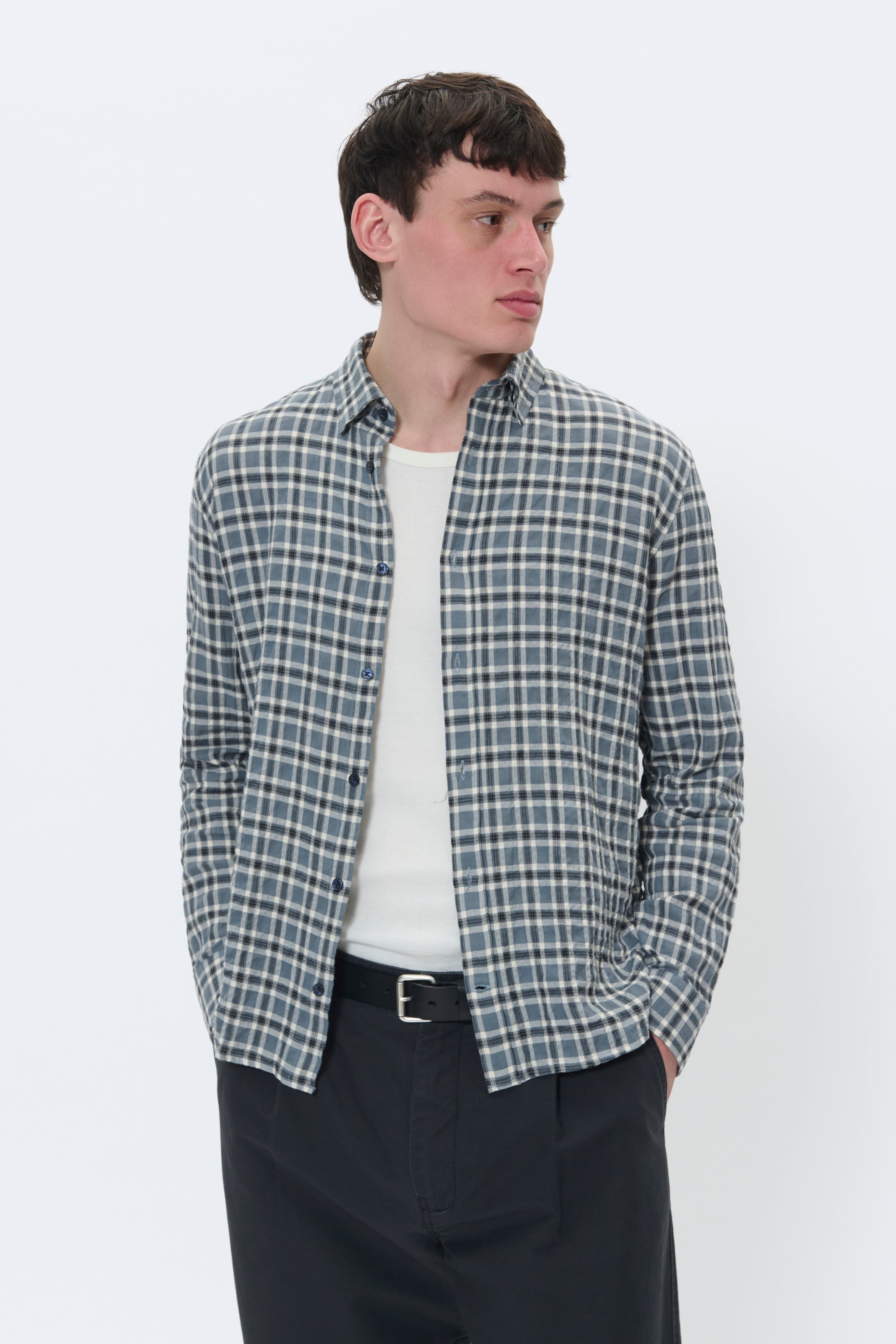 MACHRISTALDO CHECKED LONG SLEEVE SHIRT