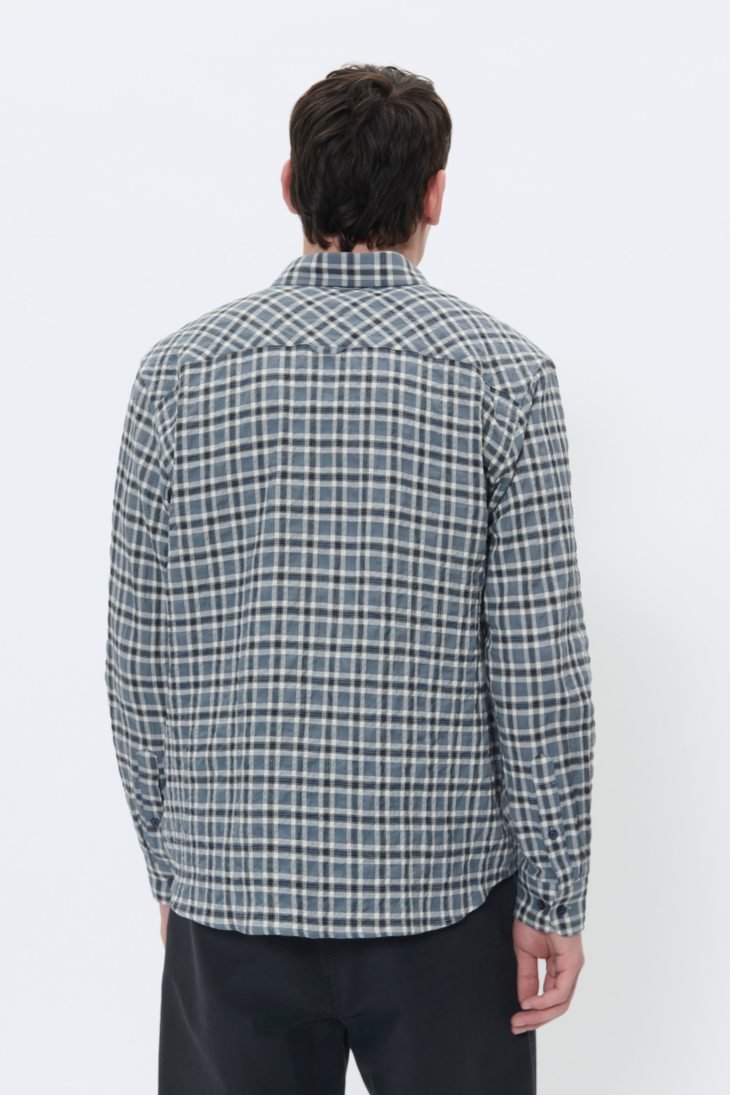 MACHRISTALDO CHECKED LONG SLEEVE SHIRT