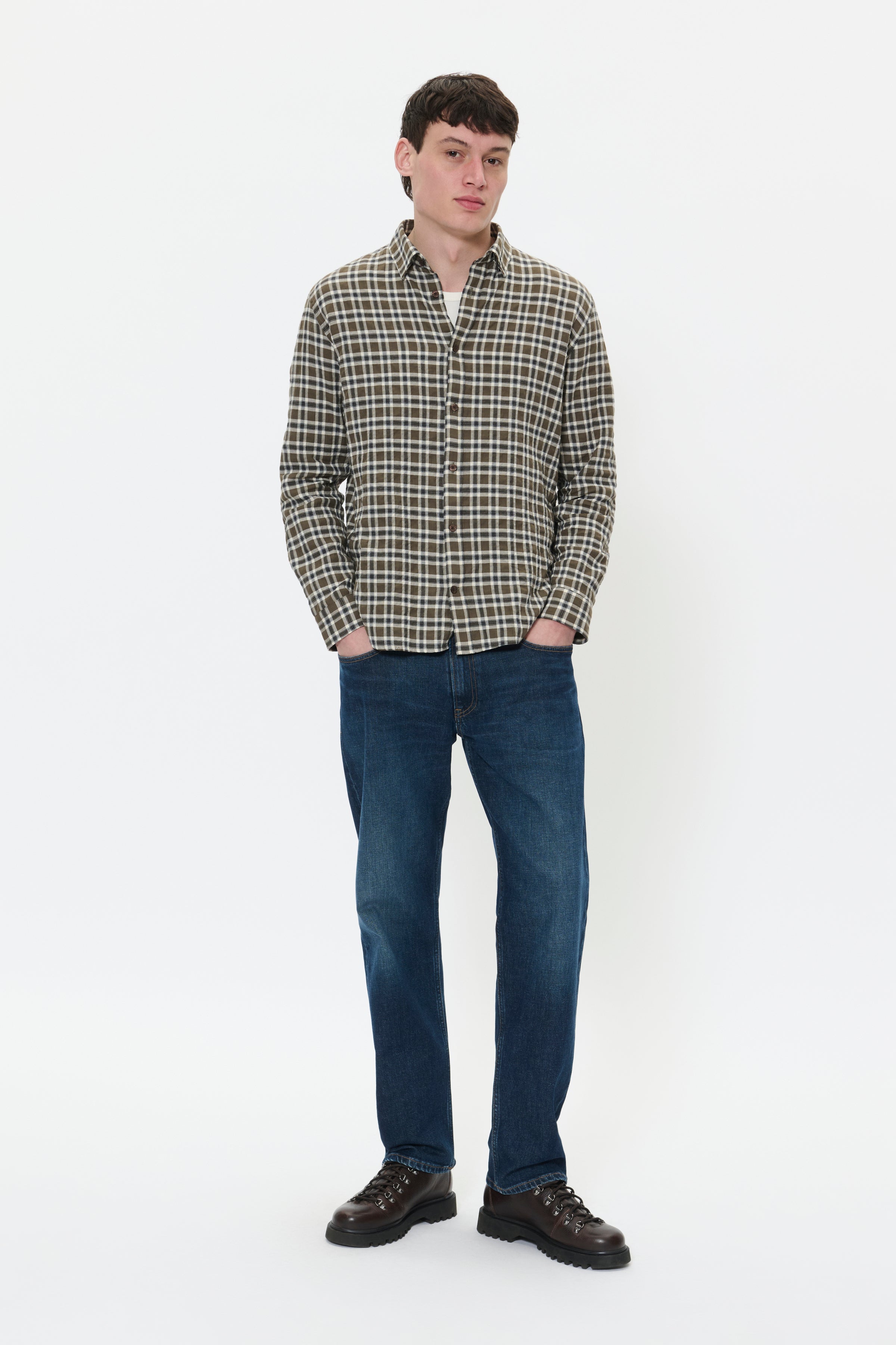 MACHRISTALDO CHECKED LONG SLEEVE SHIRT