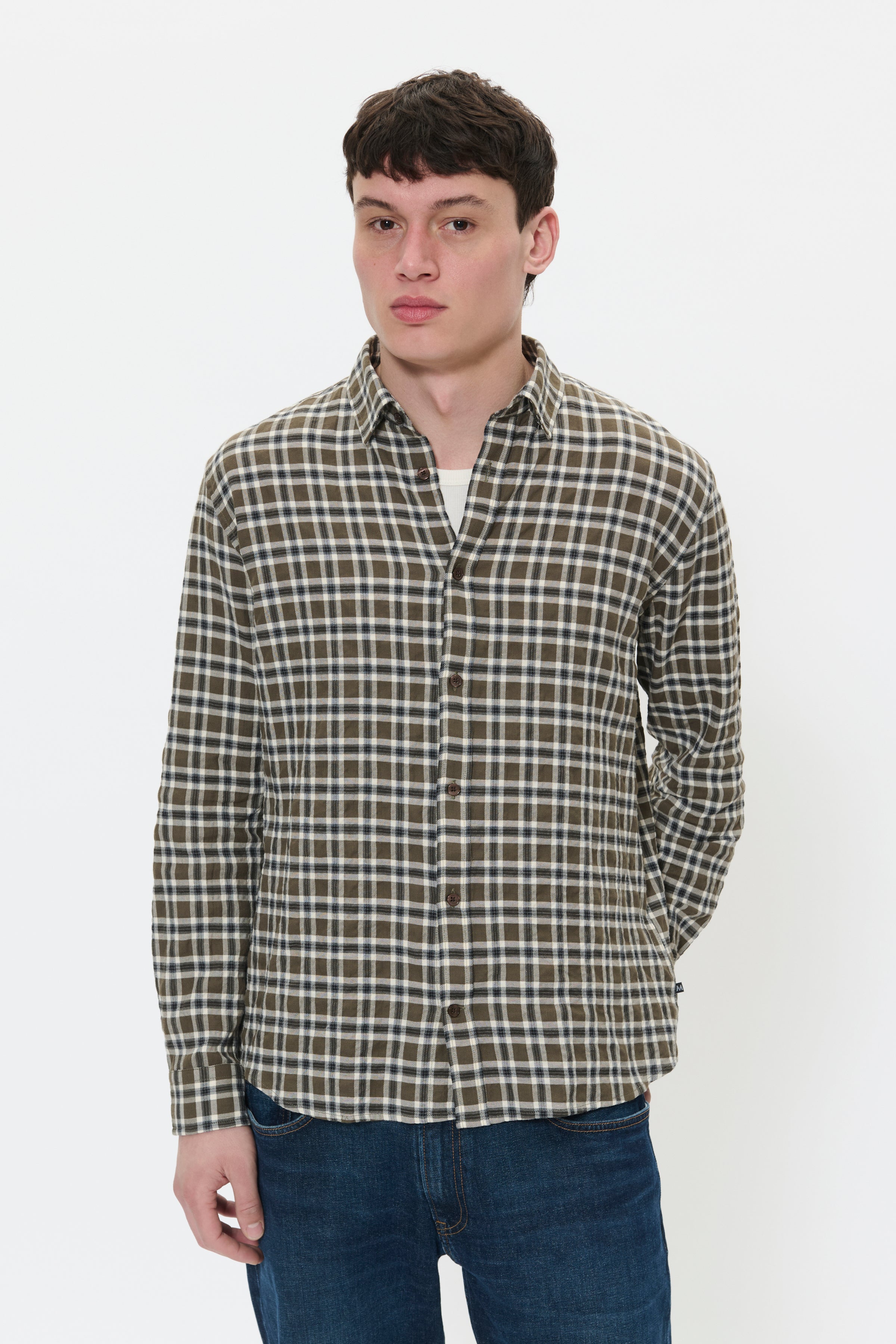 MACHRISTALDO CHECKED LONG SLEEVE SHIRT