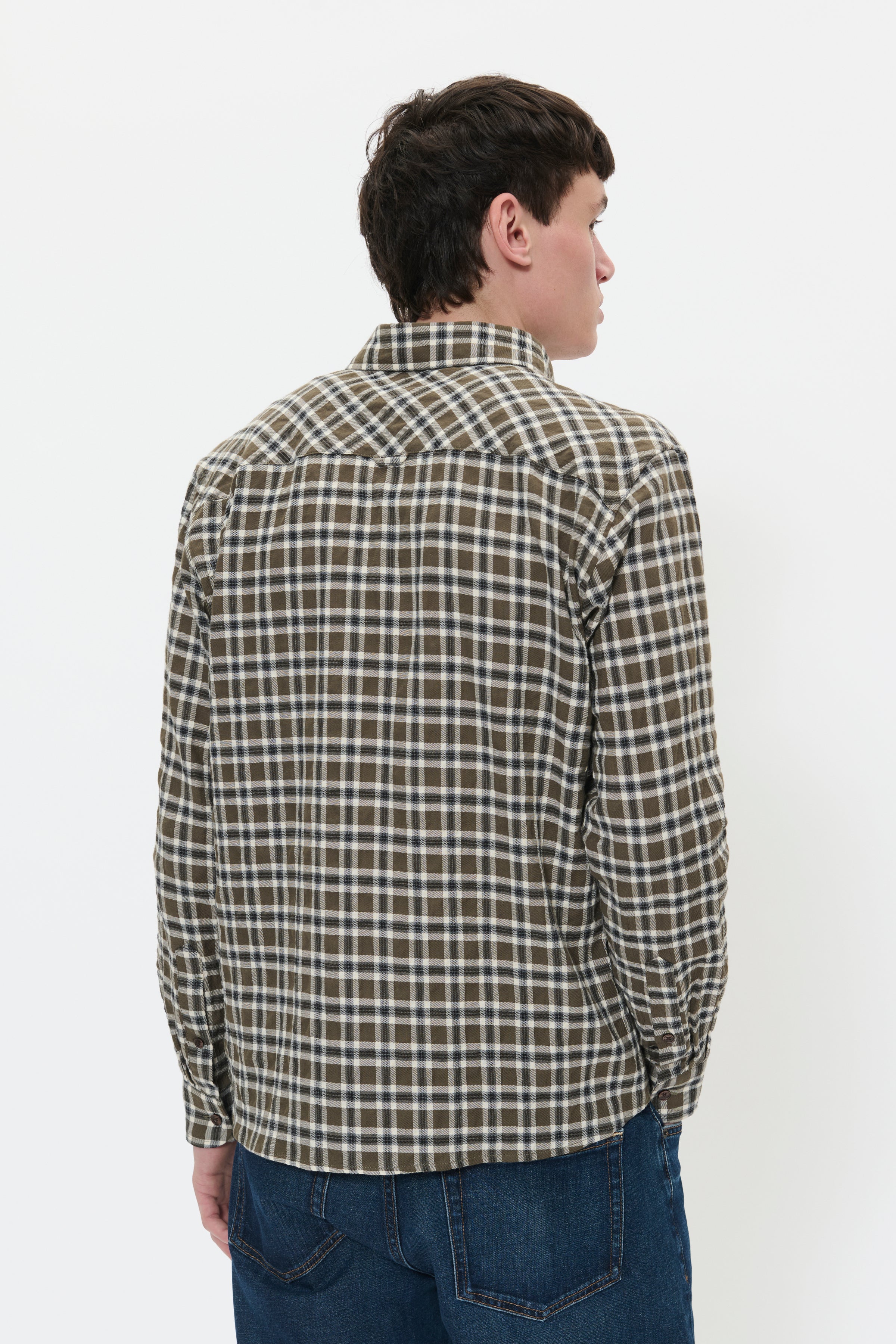 MACHRISTALDO CHECKED LONG SLEEVE SHIRT