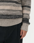MATRITON MIXED STRIPE SWEATER
