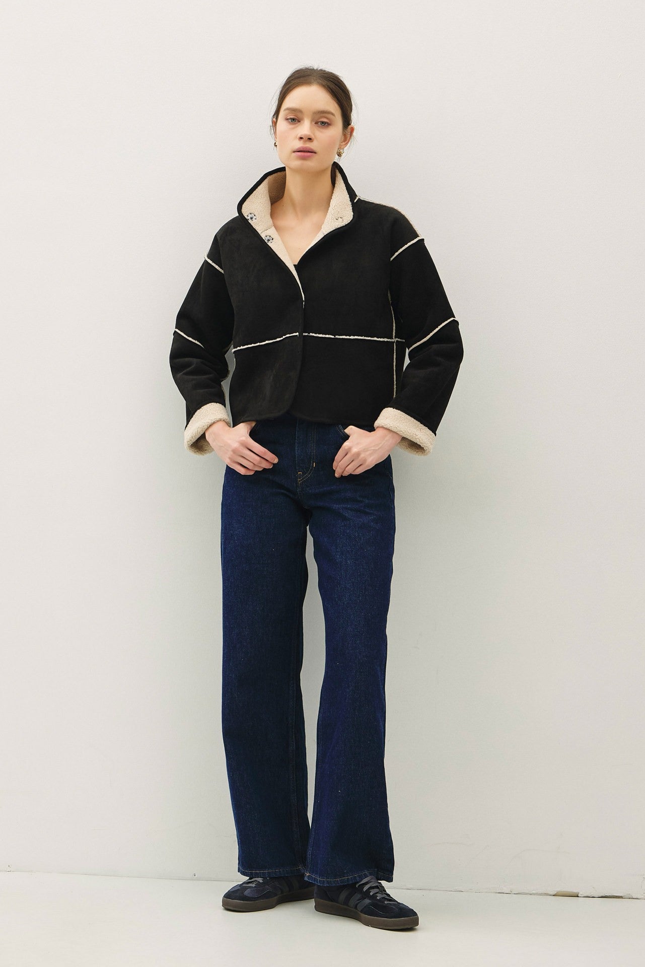 REVERSE SEAM SHERPA JACKET