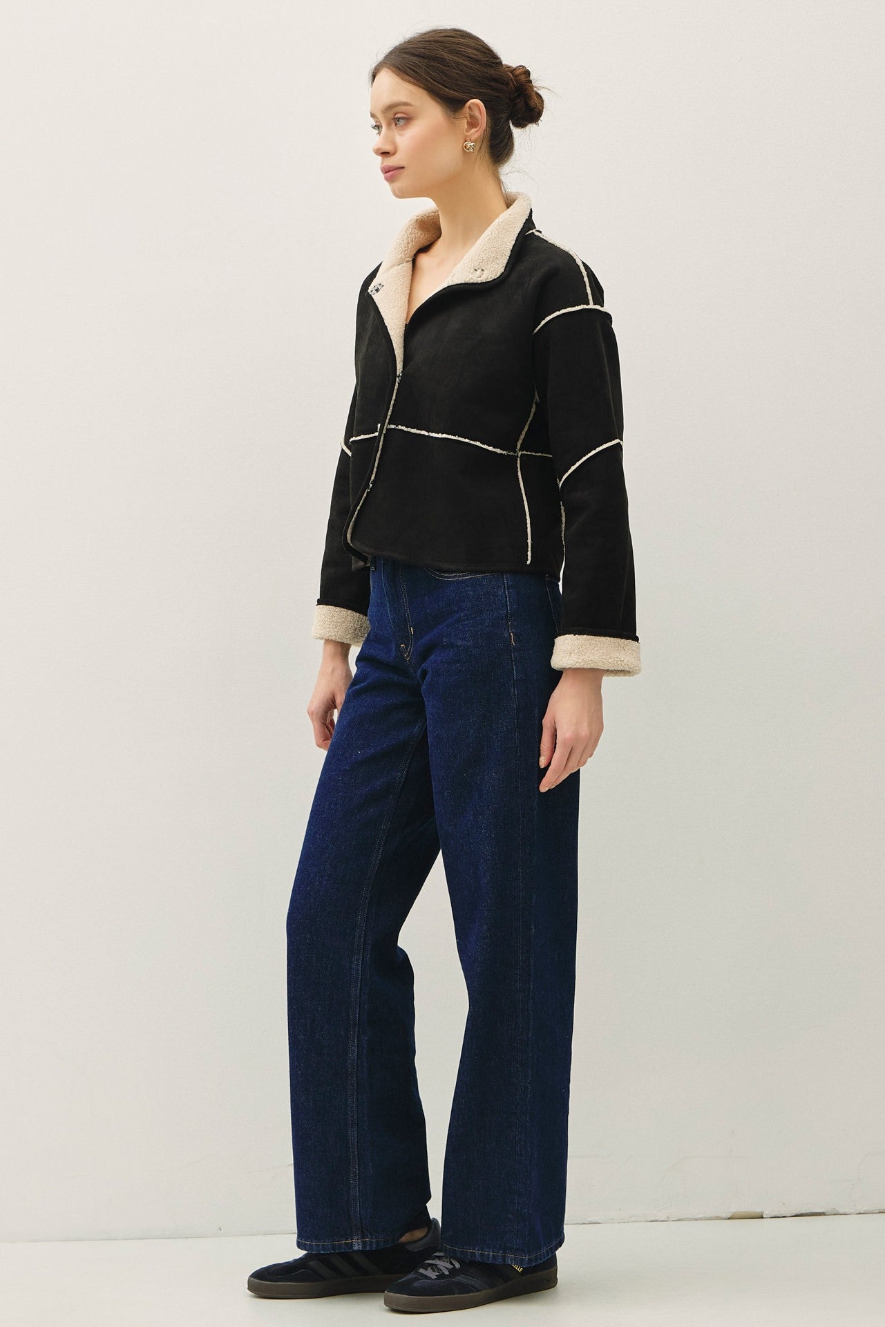 REVERSE SEAM SHERPA JACKET