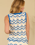 SCALLOPED KNIT TANK