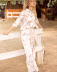 HORSE PRINT LONG SLEEVE SHIRT