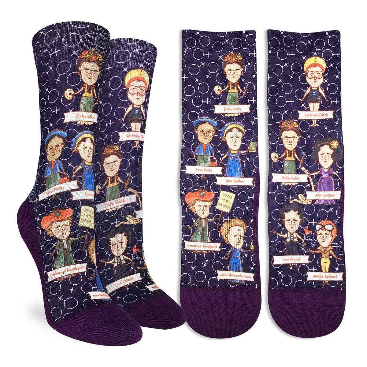 GREAT WOMEN IN HISTORY ACTIVE SOCKS
