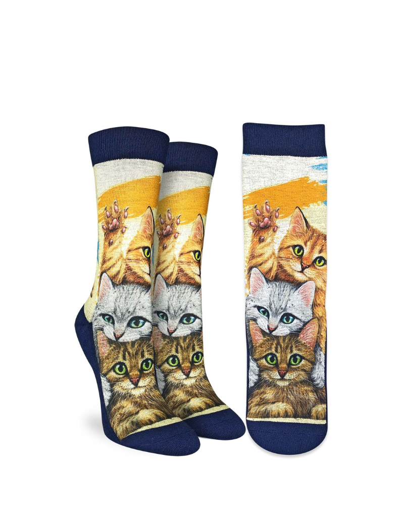 STACK THE CATS ACTIVE SOCK