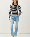 STRIPED LIGHTWEIGHT SWEATER