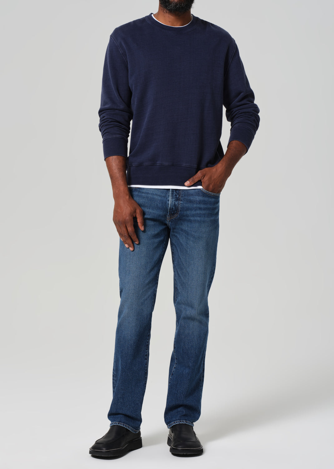 ELIJAH RELAXED STRAIGHT IN FALLING WATER