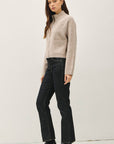 ZIP FRONT CROP CARDI