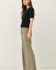 POINTELLE PUFF SLEEVE CARDIGAN