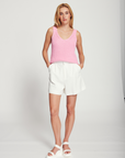 PETA KNIT TANK - Pink