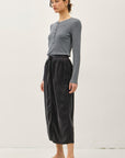 PATCH POCKET TENCEL SKIRT