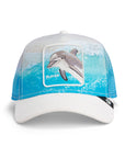 DOLPHIN IN THE ELEMENT BALL CAP