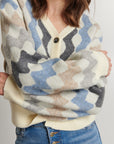 DARCIE WAVE STRIPE CARDIGAN