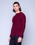 SLUB FINE KNIT PULLOVER SWEATER