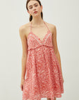 PAISLEY HALTER DRESS